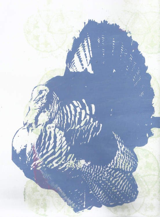Wilde kalkoen, totemvogel van de 27ste Gene Key copyright Tanfana handgemaakte creaties