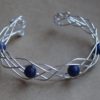 Armband Keltische vlecht met lapis lazuli