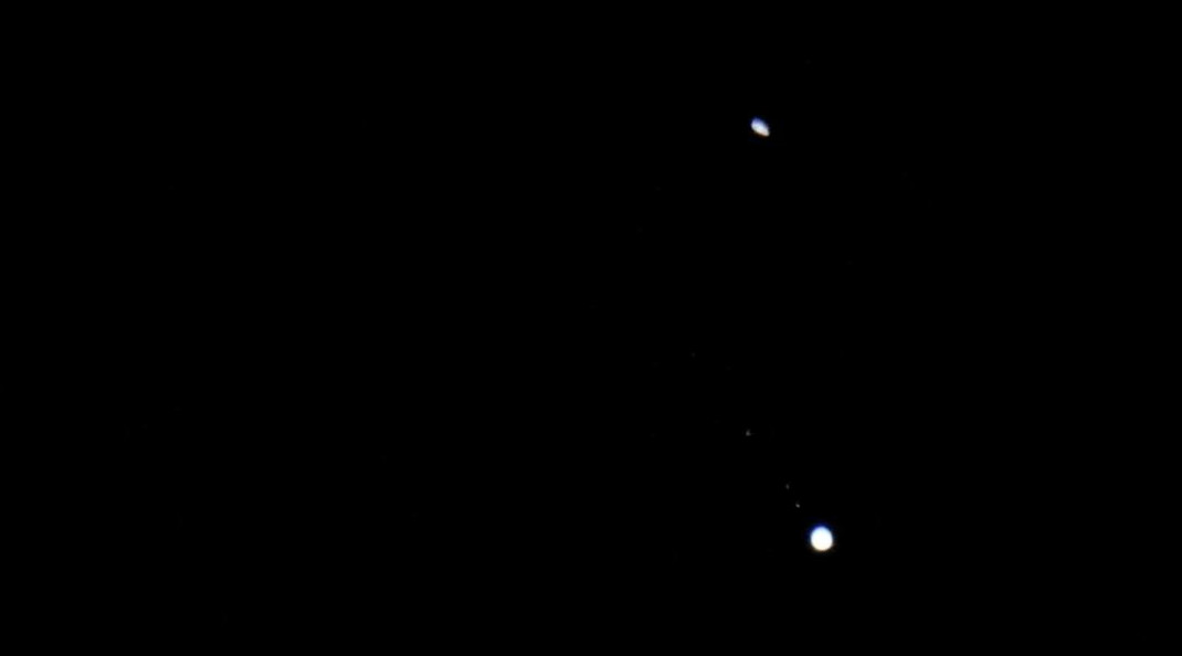 Jupiter en Saturnus conjunctie in de 60.5de Poort